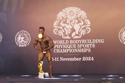 15 वीं विश्व बॉडीबिल्डिंग चैंपियनशिप में छत्तीसगढ़ के अशोक बेहरा ने हासिल किया स्वर्ण पदक
