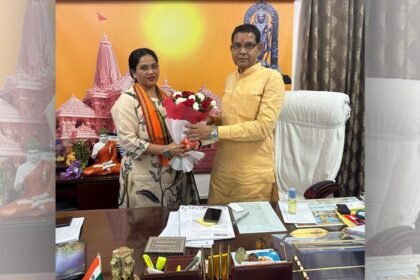 खेल एवं युवा कल्याण मंत्री से रत्नावली ने किया मुंगेली ओलंपिक के आयोजन का आग्रह