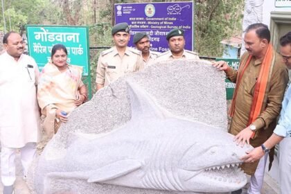 छत्तीसगढ़ के पहले जुरासिक रॉक गार्डन का हुआ शुभारंभ, स्वास्थ्य मंत्री जायसवाल ने किया देश का सबसे अनूठा फॉसिल पार्क का उद्घाटन