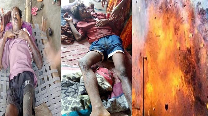 नक्सली अपनी नापाक हरकतों से नहीं आ रहे बाज, आईईडी की चपेट में आकर तीन ग्रामीण बुरी तरह हुए घायल