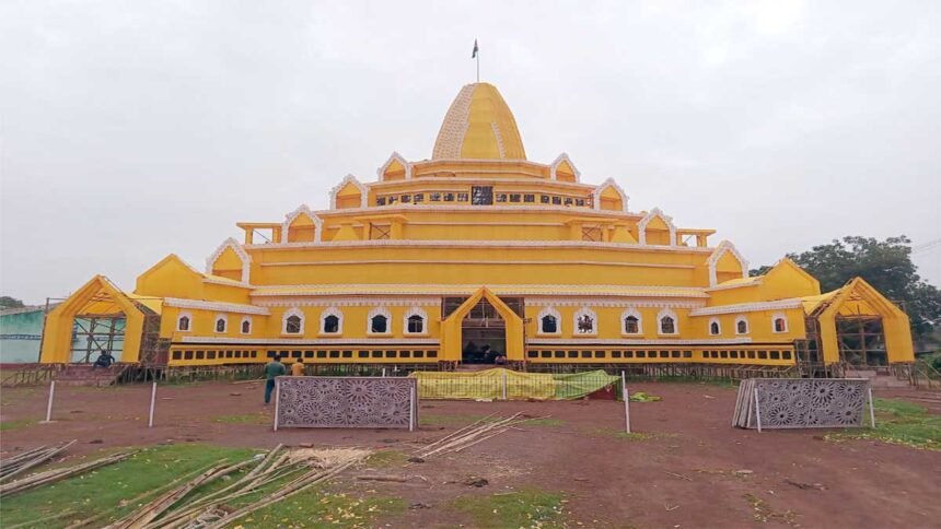 म्यांमार के बुद्ध मंदिर के प्रतिरूप भव्य पंडाल में विराजेंगे गणपति