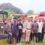 अवैध रेत उत्खनन पर प्रशासन की सख्ती, आदेश के उल्लंघन पर 14 ट्रैक्टर जब्त