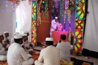 रायपुर केंद्रीय जेल में कैदियों ने मनाया गणेश उत्सव