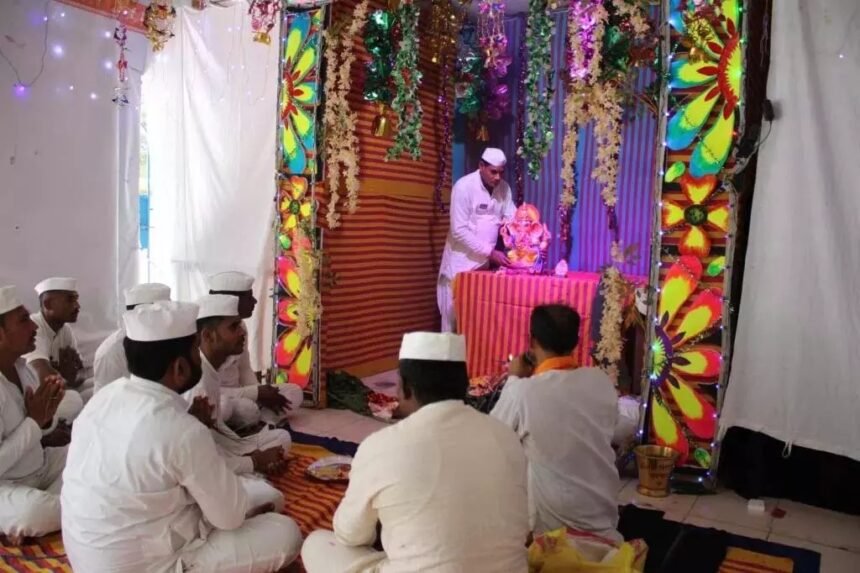 रायपुर केंद्रीय जेल में कैदियों ने मनाया गणेश उत्सव