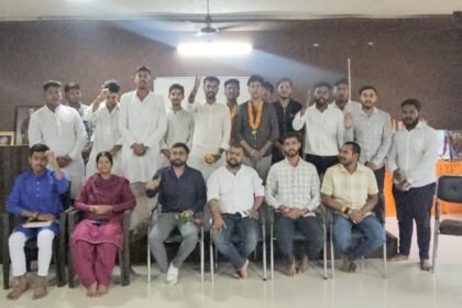 अखिल भारतीय विद्यार्थी परिषद इकाई भिलाई नगर की नई कार्यकारिणी की घोषणा