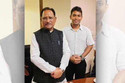 बस्तर के होनहार अविनाश तिवारी से टोक्यो में मिले सीएम विष्णुदेव साय : छत्तीसगढ़ में उद्योग स्थापना को लेकर हुई सकारात्मक चर्चा