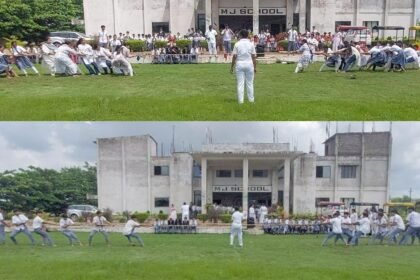 एम. जे. स्कूल में राष्ट्रीय खेल दिवस उत्साहपूर्वक मनाया गया