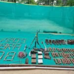 सुरक्षाबलों को मिली सफलता, नक्सलियों के छुपाये हुए भारी मात्रा में हथियार और गोले-बारूद बरामद