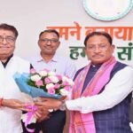 मुख्यमंत्री से ट्रिपल आईटी नया रायपुर के निदेशक प्रोफेसर ओमप्रकाश व्यास ने की मुलाकात