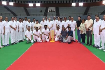 न्यायाधीश इलेवन ने टॉस जीतकर शानदार करते हुए बार एसोसिएशन टीम को हराया