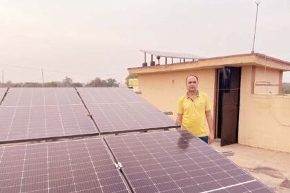 प्रधानमंत्री सूर्यघर योजना: घर की छत पर बन रही बिजली से कोनी निवासी सागर का बिल हुआ आधा