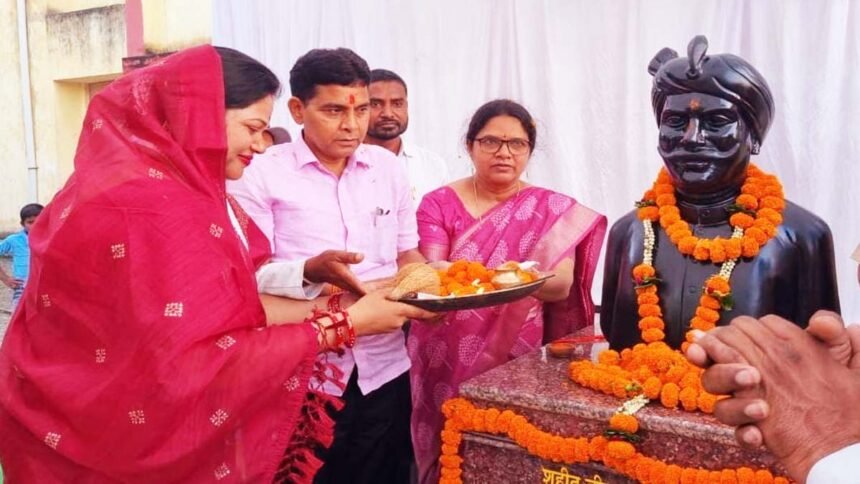 शहीद वीरनारायण सिंह के बलिदान आने वाली पीढ़ियों को सदैव प्रेरित करता रहेगा- मंत्री टंकराम वर्मा