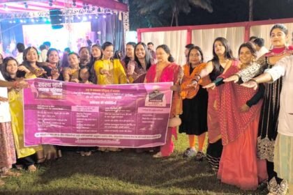 माता पंडालों और गरबा स्थलों पर गूंजा स्वास्थ्य का संदेश, हज़ारों महिलाओं ने लिया नारी स्वास्थ्य संकल्प