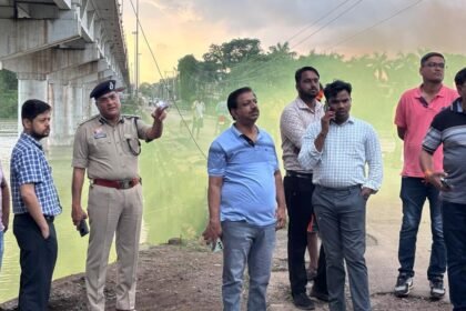 कलेक्टर एवं एसपी ने किया विसर्जन स्थल का निरीक्षण कर सुरक्षा व व्यवस्थाओं का लिया जायजा