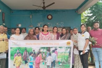 विश्व मानसिक स्वास्थ्य दिवस पर जागरूकता कार्यक्रम आयोजित