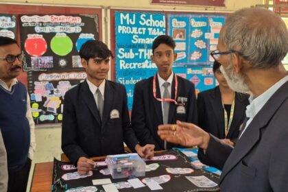 एमजे स्कूल भिलाई के विद्यार्थियों ने प्रस्तुत किया इनोवेटिव मॉडल, हासिल किया पहला स्थान