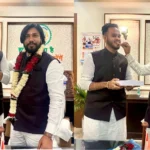 दक्ष वैद्य ने कैबिनेट मंत्री गुरु खुशवंत साहिब से लिया आशीर्वाद, किसान मोर्चा प्रदेश के लाखों किसानों तक कल्याणकारी योजनाओं पहुंचाने कटिबद्ध:साहू