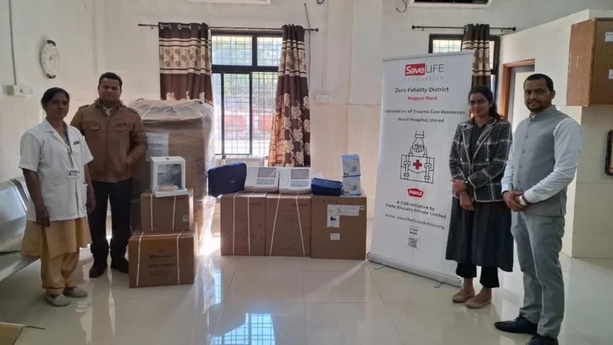 सेवलाइफ फाउंडेशन और पार्ले बिस्कुट्स प्राइवेट लिमिटेड ने नागपुर के ग्रामीण अस्पतालों को महत्वपूर्ण शल्य चिकित्सा उपकरण सौंपे