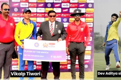 Senior Men's Vijay Hazare One Day Trophy 2025: विकल्प तिवारी ने खेला नाबाद 112 रन की पारी, छत्तीसगढ़ ने 229 रन से जीता मैच