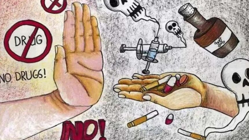 ग्राम बैजनाथपुर में नशा मुक्ति का संदेश लेकर राष्ट्रीय सेवा योजना के शिविर का किया गया शुभारंभ