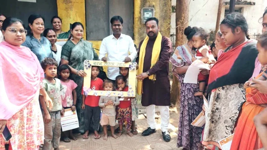 80 बच्चों की स्वास्थ्य जांच, 29 कुपोषित-अति कुपोषित बच्चों को तत्काल उपचार; शाला त्यागी किशोरियों को पुनः शिक्षा से जोड़ा गया