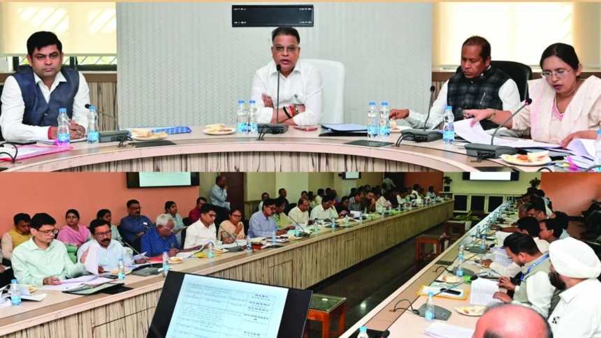 समाज कल्याण विभाग के सचिव की अध्यक्षता में हुई बैठक