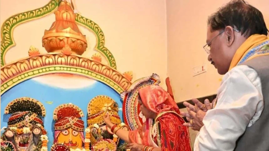 62वें जन्मदिवस पर मुख्यमंत्री विष्णुदेव साय ने जगन्नाथ मंदिर में पूजा-अर्चना कर प्रदेशवासियों के सुख-समृद्धि की कामना की