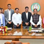 मुख्यमंत्री से राज्य प्रशासनिक सेवा से भारतीय प्रशासनिक सेवा में नियुक्त हुए अधिकारियों ने की सौजन्य भेंट