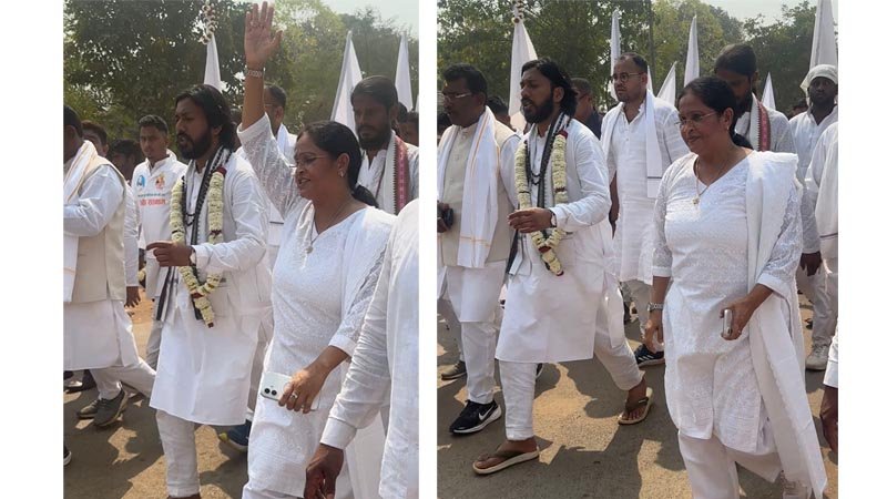 Cabinet Minister Guru Khushwant Saheb's historic padyatra: Ratnavali Kaushal