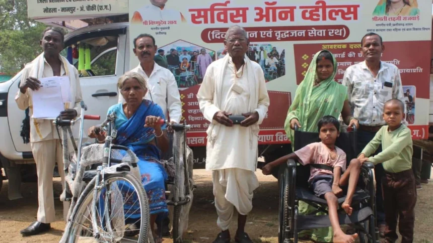 18 दिवसीय सर्विस ऑन व्हील्स अभियान बना जनसेवा की मिसाल, हजारों दिव्यांगजन एवं वृद्धजन लाभान्वित