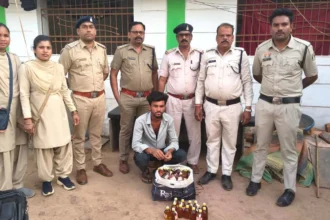 संयुक्त टीम ने 10 हजार रुपए से अधिक की देशी मदिरा किया जब्त