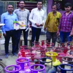 :अवैध गैस रिफिलिंग पर जगदलपुर में बड़ी कार्रवाई, भारी मात्रा में सिलेंडर जब्त