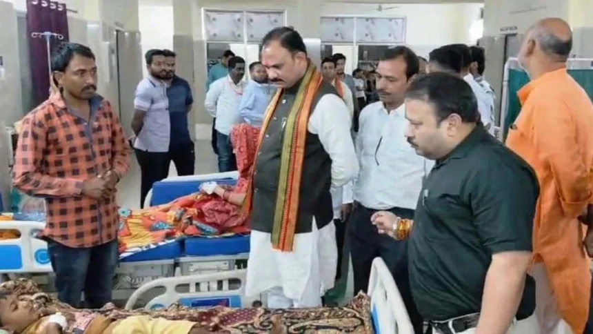 स्वास्थ्य मंत्री का मनेन्द्रगढ़ सिविल अस्पताल में औचक निरीक्षण