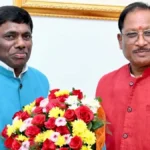 मुख्यमंत्री विष्णु देव साय से गोवा के खेल एवं जनजातीय कल्याण मंत्री रमेश तावड़कर की सौजन्य भेंट