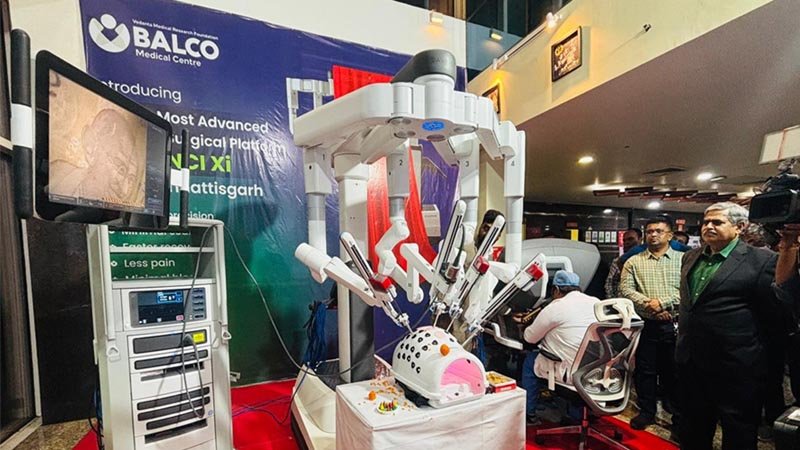 वेदांता के बालको मेडिकल सेंटर ने मध्य भारत की पहली उन्नत रोबोटिक कैंसर सर्जरी तकनीक शुरू की