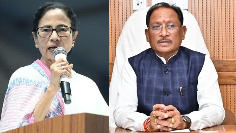 ममता बनर्जी के नाम सीएम साय का पत्र, कहा-संविधान के प्रति निष्ठा की शपथ का उल्लंघन निंदनीय है