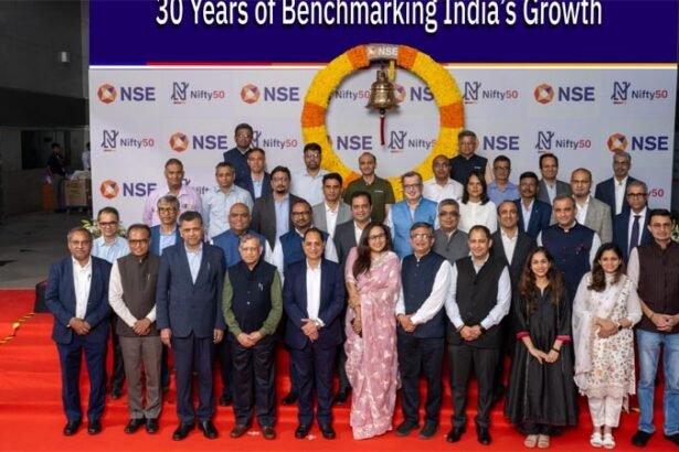 एनएसई ने मनाया भारत के प्रमुख इंडेक्स निफ्टी 50 के 30 वर्ष पूरे होने का जश्न