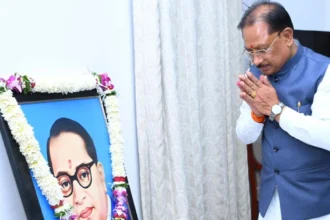 डॉ. भीमराव अम्बेडकर जयंती पर मुख्यमंत्री विष्णु देव साय ने किया नमन