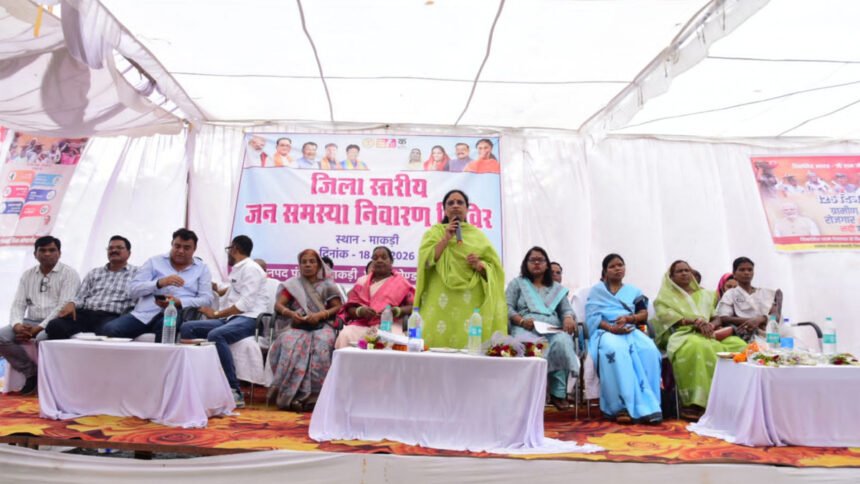 शासकीय महाविद्यालय सहित 18 निर्माण कार्यों का किया भूमिपूजन