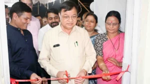 उद्योग मंत्री लखनलाल देवांगन एवं महापौर  संजूदेवी राजपूत ने स्टेडियम के पीछे निगम द्वारा स्थापित कोरबा रायफल शूटिंग रेंज का किया शुभारंभ 