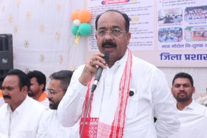 उप मुख्यमंत्री श्री साव ने किया मावा मोदोल लाइब्रेरी चारामा का शुभारंभ