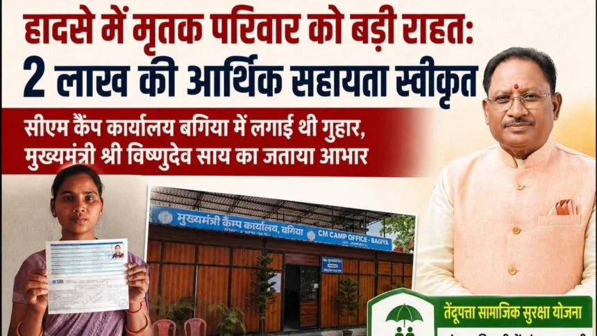 सीएम कैंप कार्यालय बगिया में आवेदन के बाद त्वरित कार्रवाई