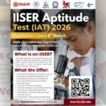 आईआईएसईआर में आईएटी 2026 माध्यम से प्रवेश के लिए ऑनलाइन रजिस्ट्रेशन की अंतिम तिथि 13 अप्रैल