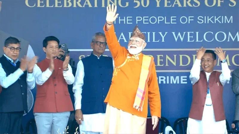 पीएम मोदी ने 50वें स्थापना दिवस पर दी 4000 करोड़ की सौगात, कहा-सिक्किम पूर्वी भारत का स्वर्ग