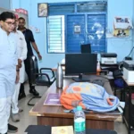 उच्च शिक्षा मंत्री टंक राम वर्मा का औचक निरीक्षण