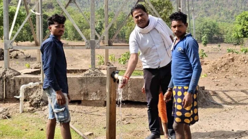 दूरस्थ वनांचल में पहुंची विकास की रोशनी