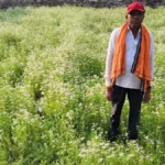 राष्ट्रीय बागवानी मिशन अंतर्गत धनिया की खेती से किसान रतिराम की बढ़ी आय