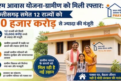 पीएम आवास योजना-ग्रामीण को मिली रफ्तार: छत्तीसगढ़ समेत 12 राज्यों को 10 हजार करोड़ से ज्यादा की मंजूरी