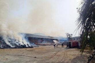तेंदूपत्ता गोदाम में लगी भीषण आग से 10 करोड़ का नुकसान, हटाए गए डीएफओ रमेश कुमार; सुरक्षा व्यवस्था पर उठे सवाल