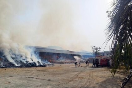 तेंदूपत्ता गोदाम में लगी भीषण आग से 10 करोड़ का नुकसान, हटाए गए डीएफओ रमेश कुमार; सुरक्षा व्यवस्था पर उठे सवाल